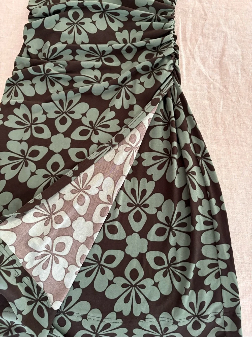 Vintage Max Studio Specialty Flower Print Dress